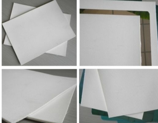 Smart Card Lamination Comfortable Felt Cushion Pads With Woolen Surface Finish And Black Silica Gel Middle Material