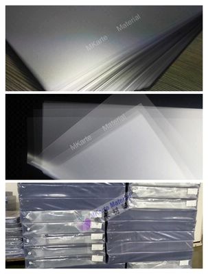 विभिन्न डिजिटल प्रिंटर HP Indigo / Konica Minolta के लिए घर्षण प्रतिरोधी पीवीसी ओवरले शीट