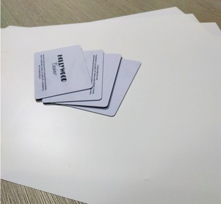 उच्च अंत पीसी कार्ड शरीर के उत्पादन के लिए सफेद समग्र कॉम्पैक्ट पॉली कार्बोनेट शीट्स