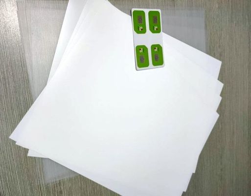 नमी सबूत स्मार्ट कार्ड सामग्री पारदर्शी पीसी Uncoated ओवरले