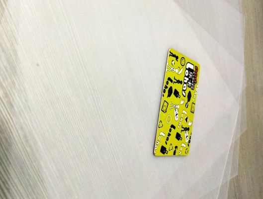नमी सबूत स्मार्ट कार्ड सामग्री पारदर्शी पीसी Uncoated ओवरले