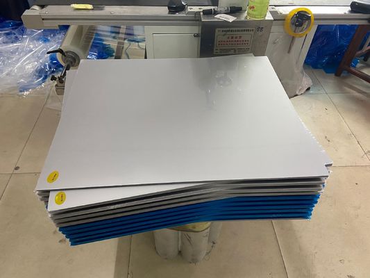 0.8mm A3 साइज कार्ड लैमिनेशन स्टील प्लेट मिरर / ग्लॉसी फिनिश
