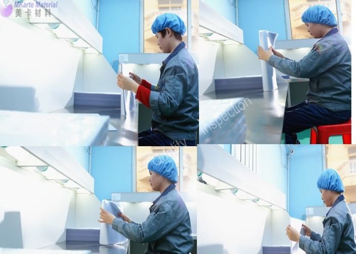 0.04-0.10 मिमी मोटाई के साथ ऑफसेट प्रिंटेबल शीट लैमिनेशन के लिए धीमी गिरावट पीवीसी ओवरले फिल्म