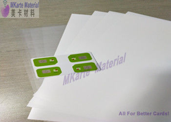 PETG कार्ड बॉडी प्रोडक्शन के लिए हाई मैकेनिकल स्ट्रेंथ PETG प्लास्टिक शीट